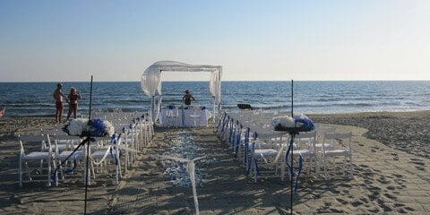 Wedding Beach ceremony Tuscany Wedding Beach ceremony Tuscany